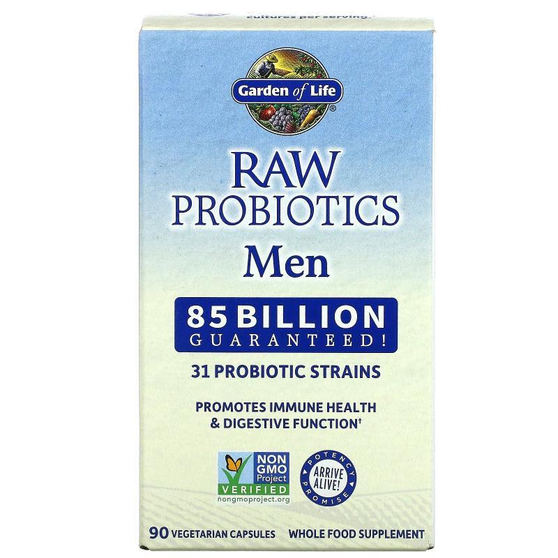 Garden of Life RAW男性益生菌胶囊摄护腺