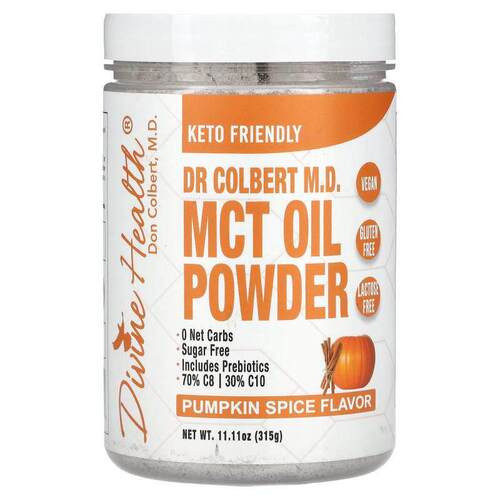 Divine Health,Dr. Colbert's Keto Zone，中链三酸甘油脂油粉，1