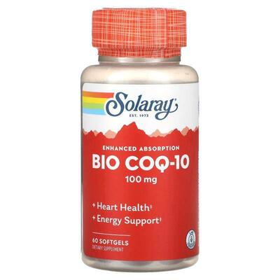 Solaray,Bio COQ-10, Enhanced Absorption , 100 mg, 60 Softgel