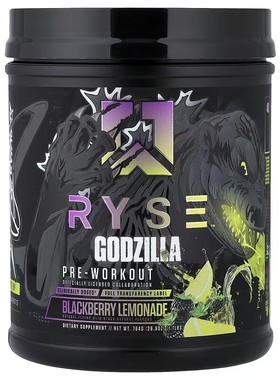 Ryse Supps,Godzilla，锻炼前，奇异莓酸橙，27.9 盎司（792 克）