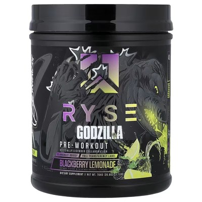 Ryse Supps,Godzilla，锻炼前，奇异莓酸橙，27.9 盎司（792 克）