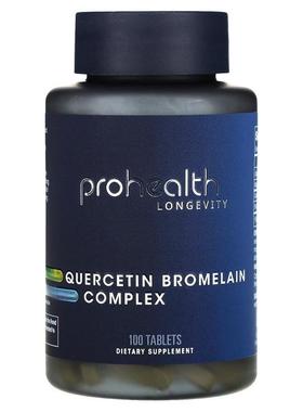 ProHealth Longevity,Quercetin Bromelain Complex, 100 Tablets
