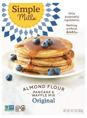 Simple Mills,巴旦木粉煎饼和华夫饼干，可可味，10 盎司（283.5