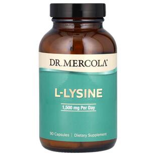 Mercola博士,L-Lysine, 1,500 mg, 90 Capsules