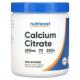 Calcium Citrate 8.9 Nutricost 250 Unflavored