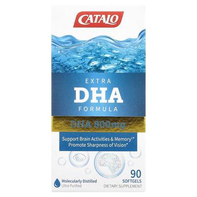 Catalo Naturals倍力DHA配方大脑神经系统健康呵护视力心血管骨骼