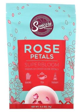 Suncore Foods,玫瑰花瓣，0.3 盎司（9 克）