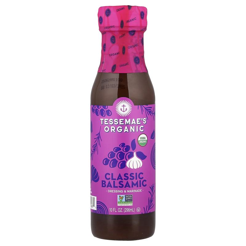 Tessemae's,Organic Dressing & Marinade, Classic Balsamic, 10