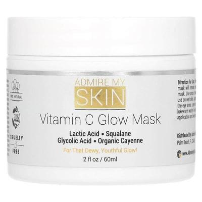 Admire My Skin,Vitamin C Glow Beauty Mask, 2 fl oz (60 ml)
