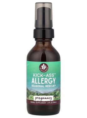 WishGarden Herbs,Kick-Ass™ 敏感支持，孕期，2 液量盎司（59 毫