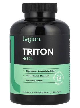 Legion Athletics,Triton 鱼油，120 粒软胶囊