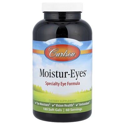 Carlson,Moistur-Eyes，90 粒软凝胶