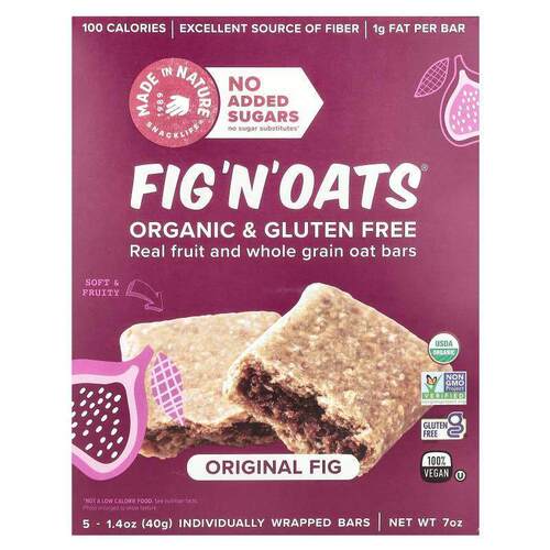 Made in Nature,Fig 'N' Oats®原初无花果5 个独立包装