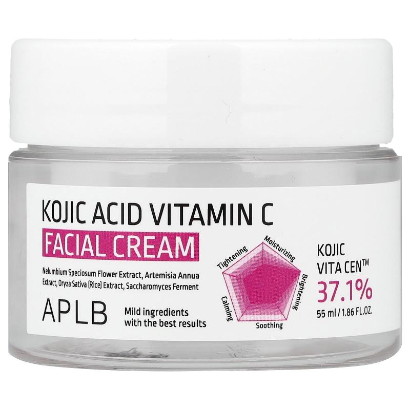 APLB,Kojic Acid Vitamin C Facial Cream , 1.86 fl oz (55 ml)