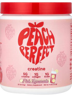 Peach Perfect,Creatine, Pink Lemonade, 9.6 oz (272 g)