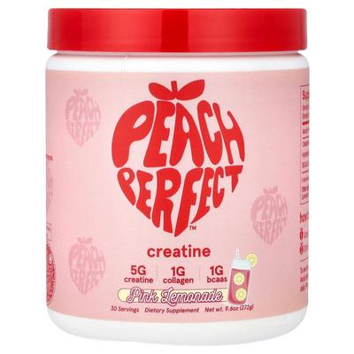 Peach Perfect,Creatine, Pink Lemonade, 9.6 oz (272 g)