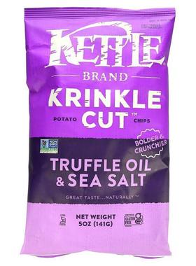 Kettle Foods,Krinkle Cut, Potato Chips, Truffle Oil &amp