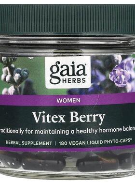 Gaia Herbs,Women, Vitex Berry, 180 Vegan Liquid Phyto-Caps