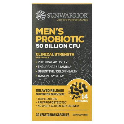 太阳勇士,Men's Probiotic, 30 Vegetarian Capsules