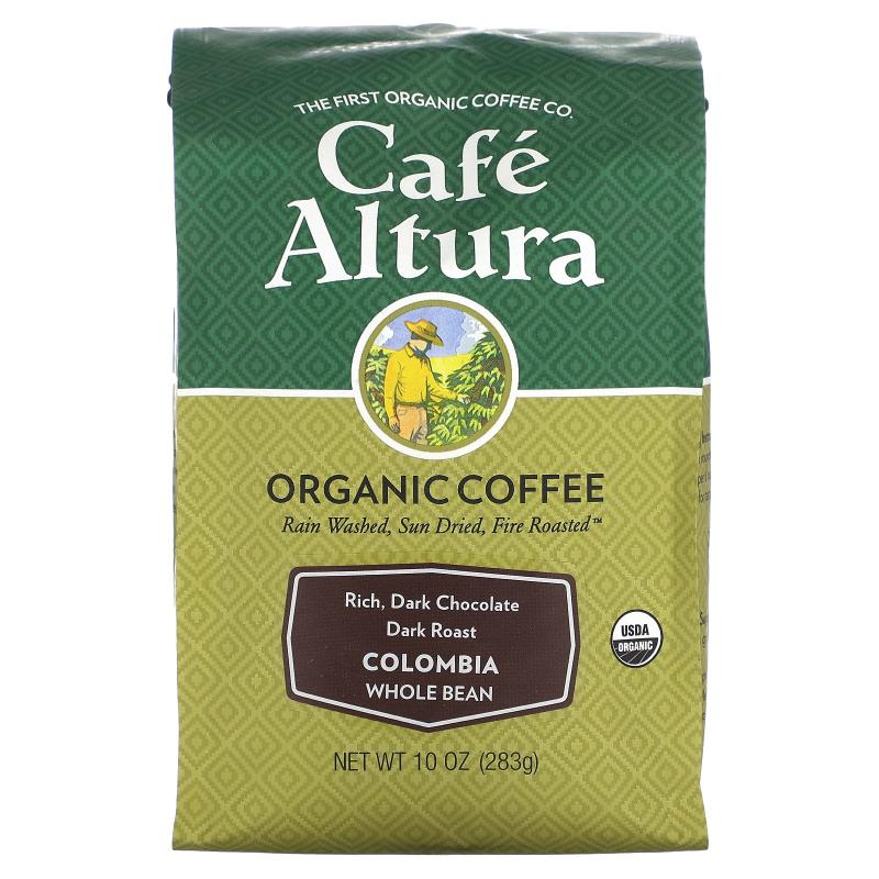 Cafe Altura,有机咖啡,法式烘焙,整颗咖啡豆,10 盎司(283 克