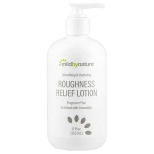 Mild By Nature,Roughness Relief Lotion, Fragrance Free, 12 f