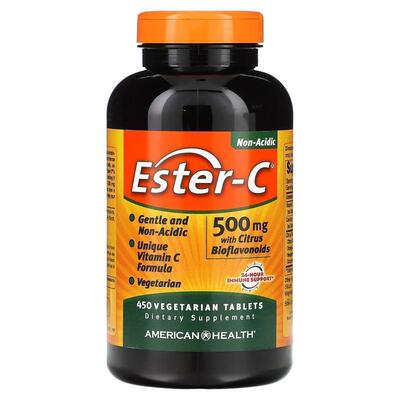 安美氏,Ester-C含柑橘生物类黄酮450 粒素食片剂