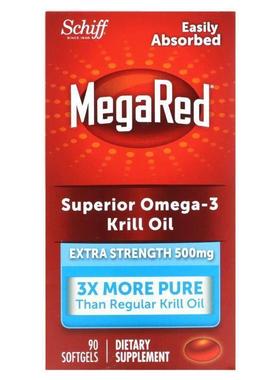 旭福,MegaRed, Superior Omega-3 Krill Oil, Extra Strength, 50