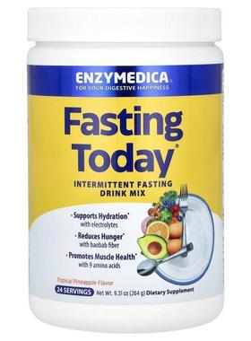Enzymedica,Fasting Today, Intermittent Fasting Drink Mix, Tr