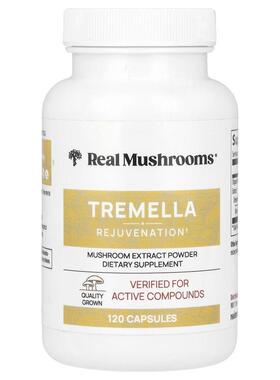 Real Mushrooms,银耳，焕肤，120 粒胶囊
