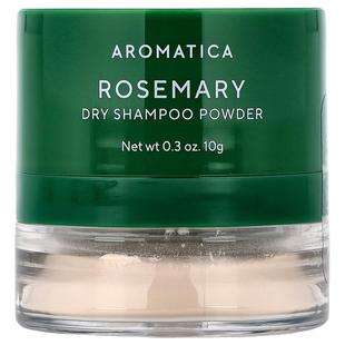 Aromatica,Dry Shampoo Powder, Rosemary, 0.3 oz (10 g)