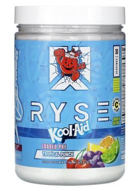 Ryse Supps,Loaded Pre，Kool-Aid，热带风味，13.1 盎司（372 克