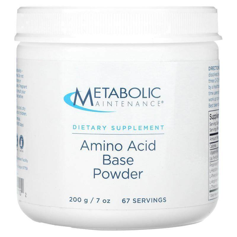 Metabolic Maintenance,Amino Acid Base Powder, 7 oz (200 g)