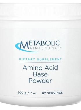 Metabolic Maintenance,Amino Acid Base Powder, 7 oz (200 g)