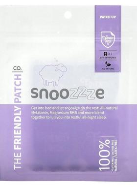 The Friendly Patch,Snoozzze, Melatonin Sleep Patch, 28 Patch