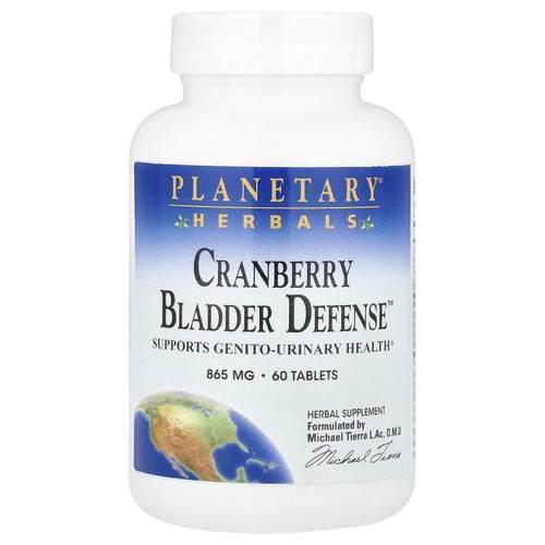 Planetary Herbals,Cranberry Bladder Defense™，60 片