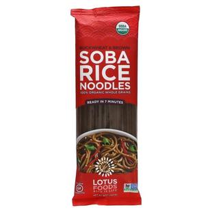 莲花食品,Buckwheat &amp;amp; Brown Soba Rice Noodles, 8
