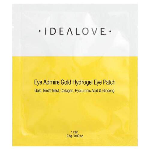 Idealove, Eye Admire Gold Hydrogel Eye Patches, 1 Pair