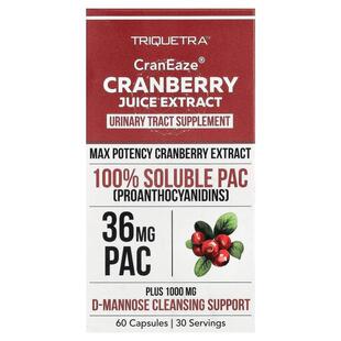 Triquetra Health,CranEaze®，蔓越莓汁提取物，60 粒胶囊