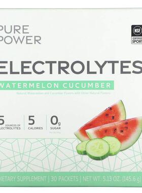 Mercola博士,Pure Power, Electrolytes, Watermelon Cucumber, 3