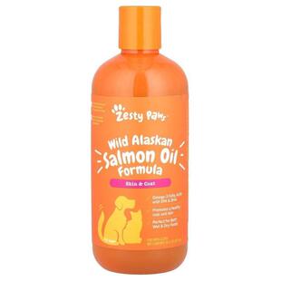 Zesty Paws,Wild Alaskan Salmon Oil Formula, For Dogs & C