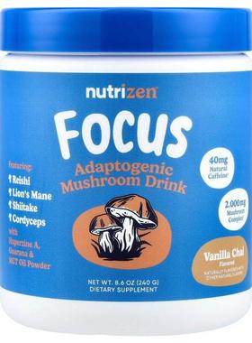 Nutricost,NutriZen®, Focus, Adaptogenic Mushroom Drink, Vani