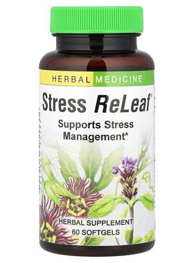Herbs Etc.,Stress ReLeaf®，60 粒软胶囊