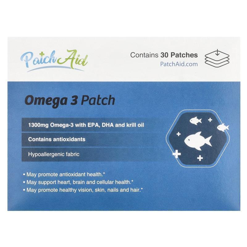 PatchAid,Omega 3 贴片，30 片贴片