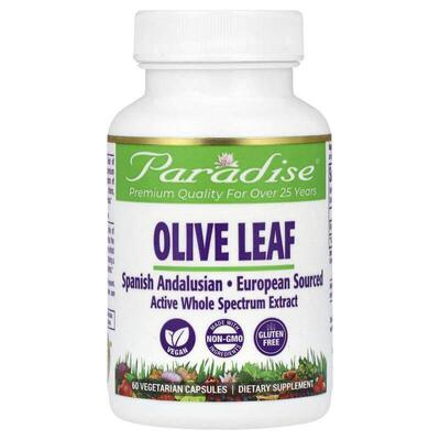 Paradise Herbs,橄榄叶，120 粒素食胶囊