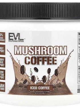 EVL,蘑菇咖啡，冰咖啡，4.2 盎司（120 克）