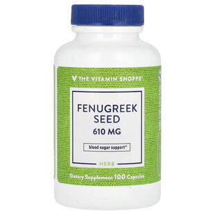 The Vitamin Shoppe,Fenugreek Seed, 610 mg, 100 Capsules