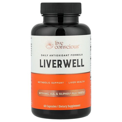 Live Conscious LiverWell含NAC和ALA配方春日独处惬意轻松相伴