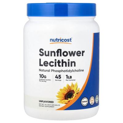 Nutricost,Sunflower Lecithin, Unflavored, 16.2 oz (454 g)