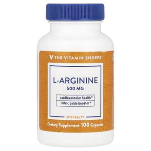 The Vitamin Shoppe,L-Arginine, 500 mg, 100 Capsules