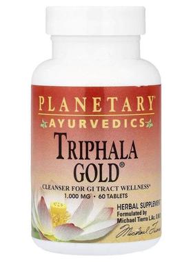 Planetary Herbals,Ayurvedics, Triphala Gold®, 60 Tablets